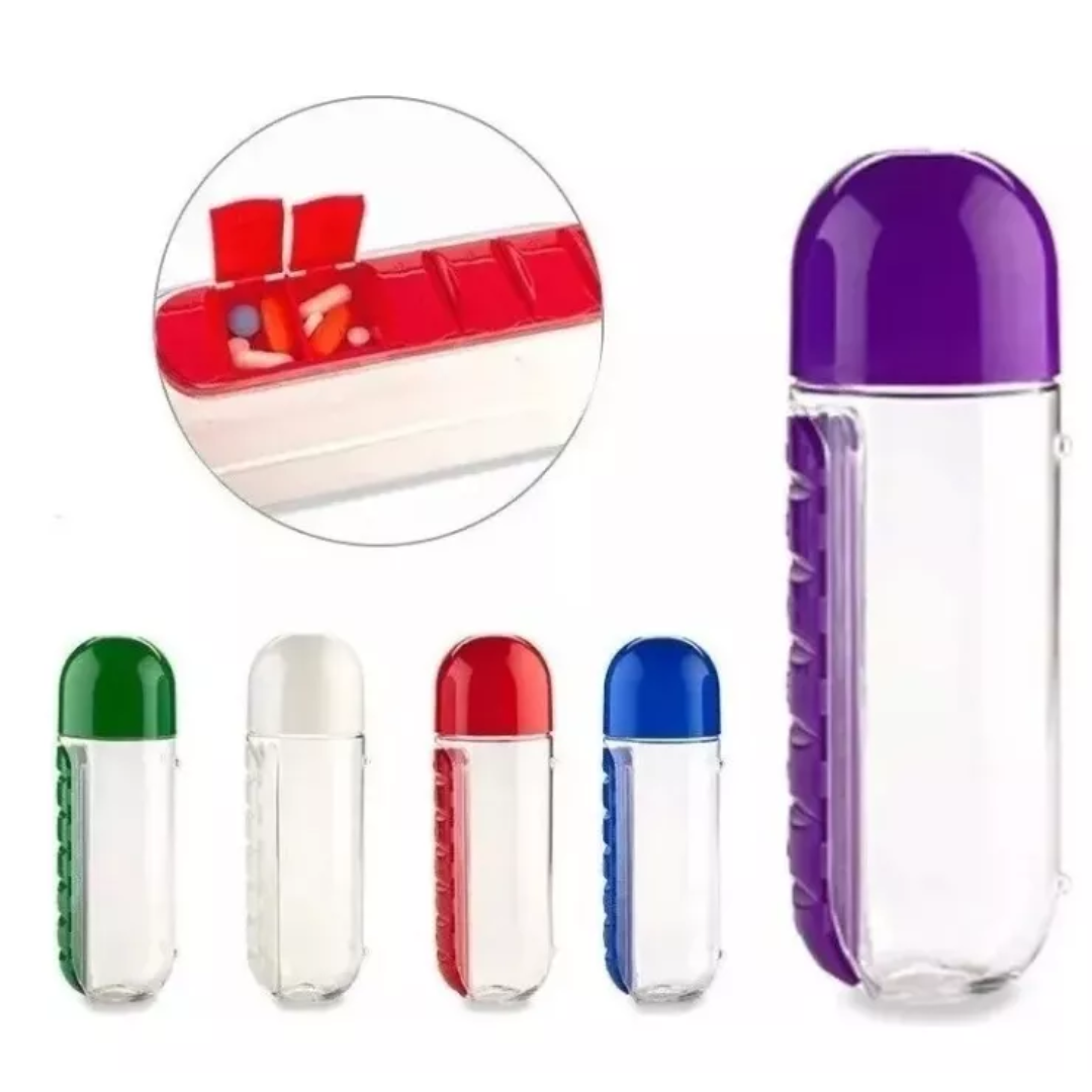 Miniatura 2 de Botilito Termo Con Pastillero Semanal